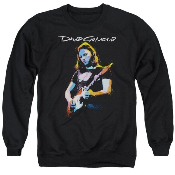 David Gilmour Guitar Crewneck Sweatshirt Rock Music Band Graphic Fan Gift 05 - Picture 1 of 5